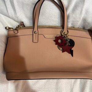 Henri Bendel West 57th satchel in ballet pink leather